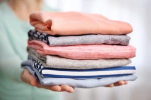 Folded clothes